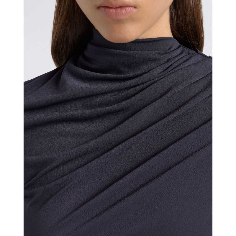 Cue Crepe Mesh Gathered Top image number 6